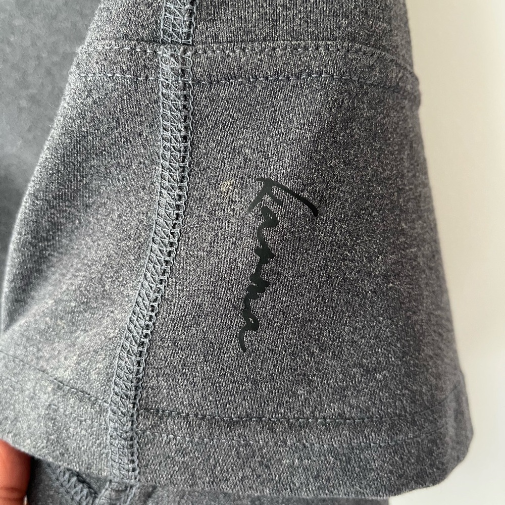 Women's Ruffled Jacket- Gray - Picture 2 of 9